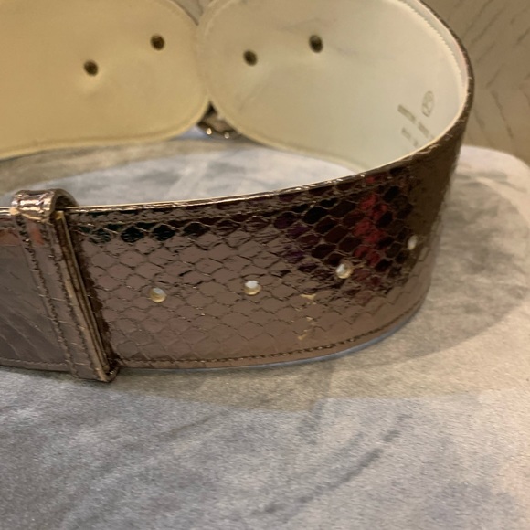 Silver Snakeskin lower body belt. - Picture 7 of 7